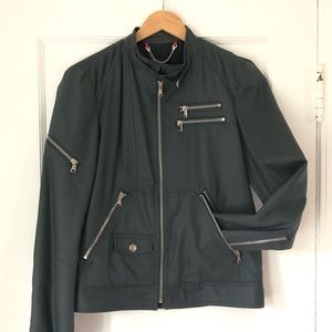 Marc by Marc Jacobs wool motorcycle jacket. Grey S